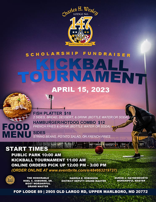 2023 Kickball Tournament Fundraiser